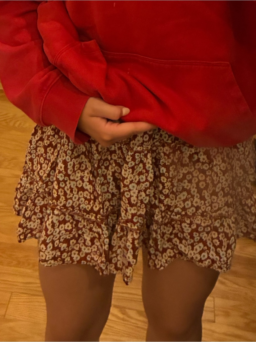 Floral Tiered Skirt